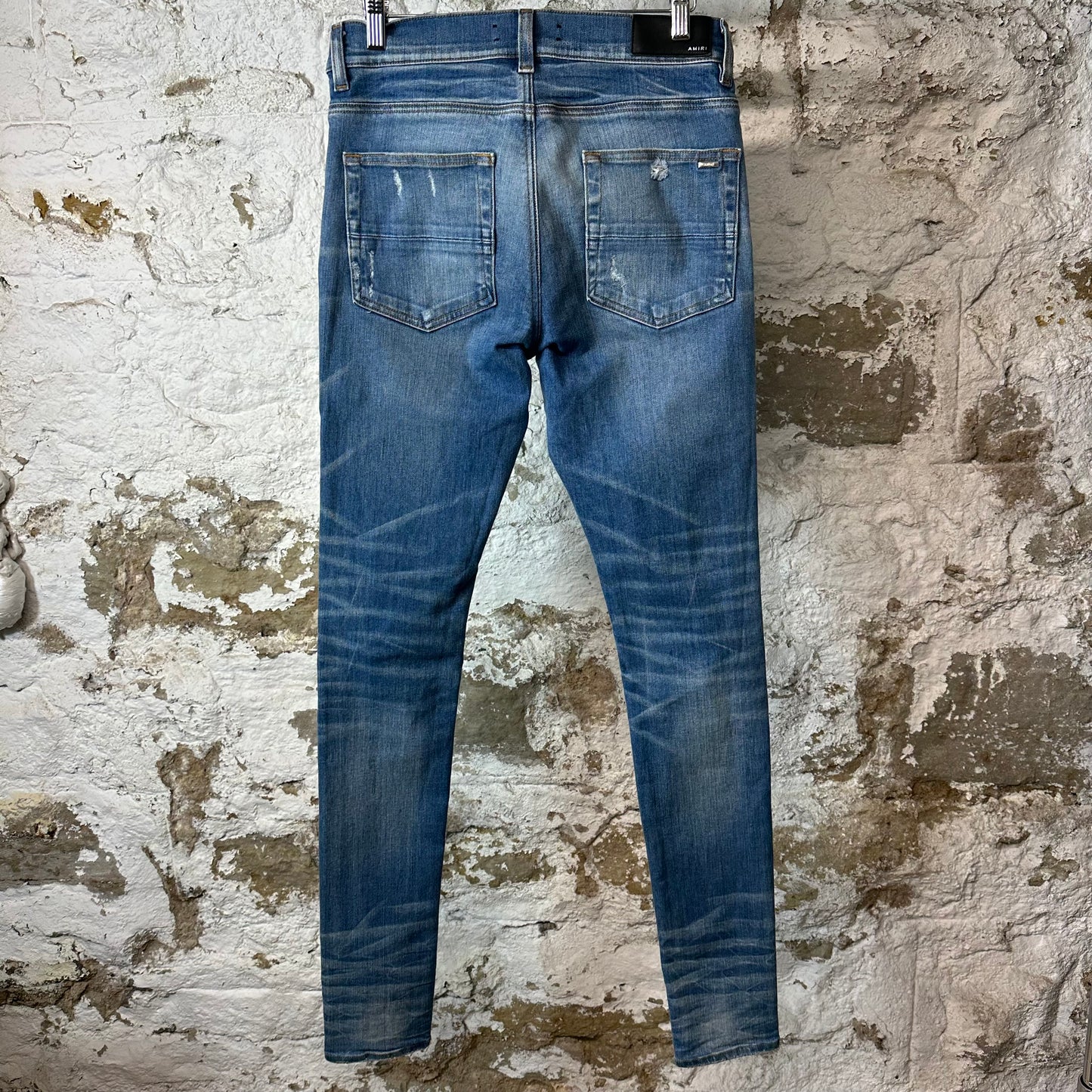 Amiri Plain Blue Denim Jeans Sz 30