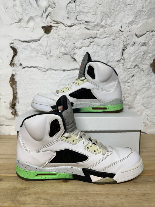 Air Jordan 5 Poison Green Sz 10.5