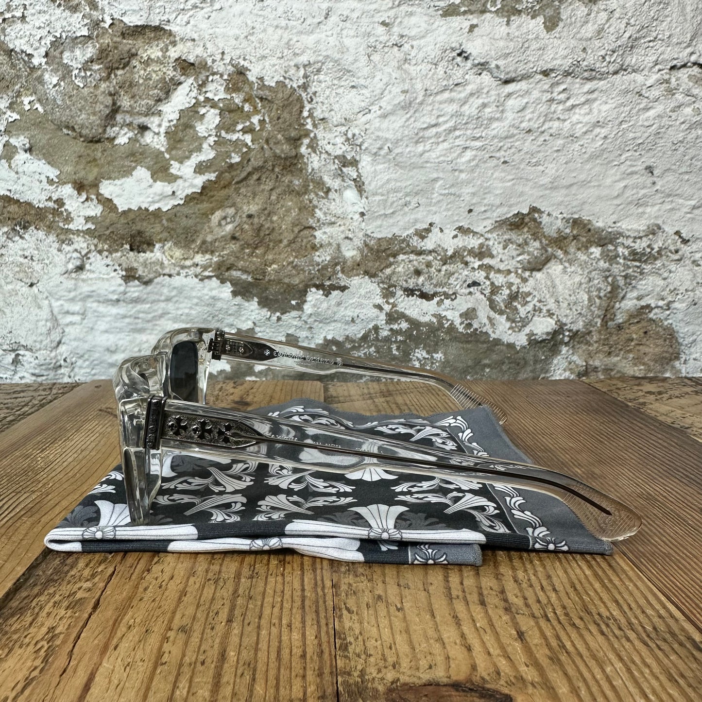 Chrome Hearts Midixathrill I Clear Sunglasses W/ Case