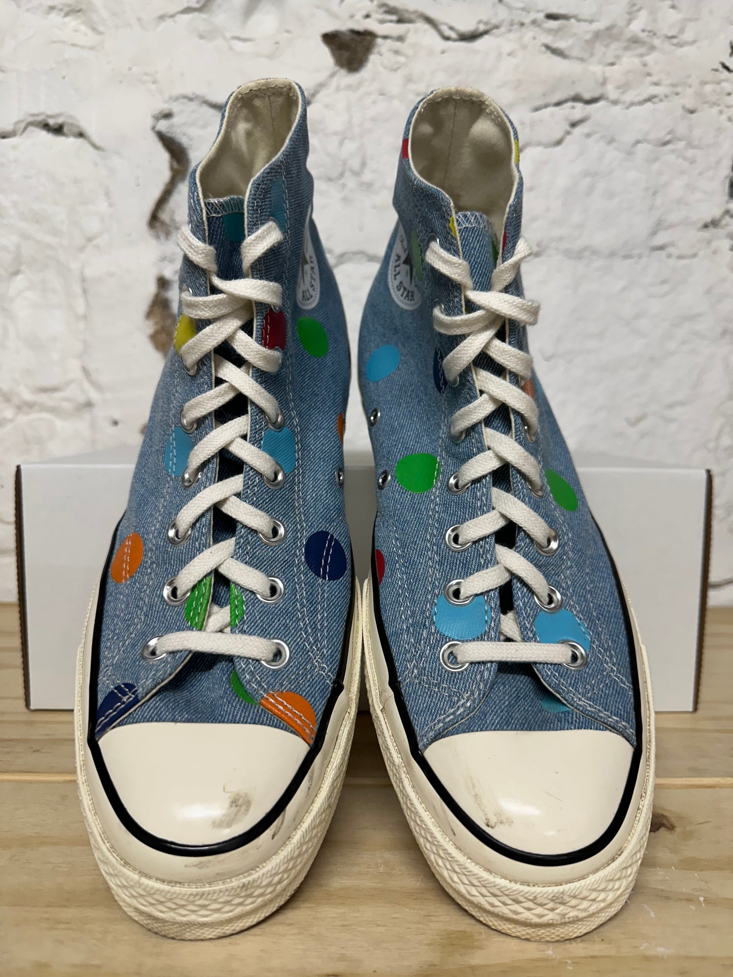 Converse Chuck Taylor All Star 70 Hi Golf Wang Polka Dots Sz 9.5