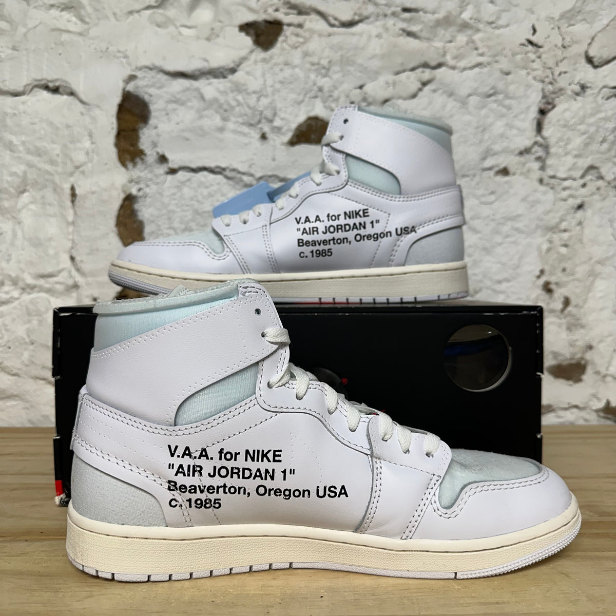 Air Jordan 1 High Virgil Abloh Archive Alaska Sz 10