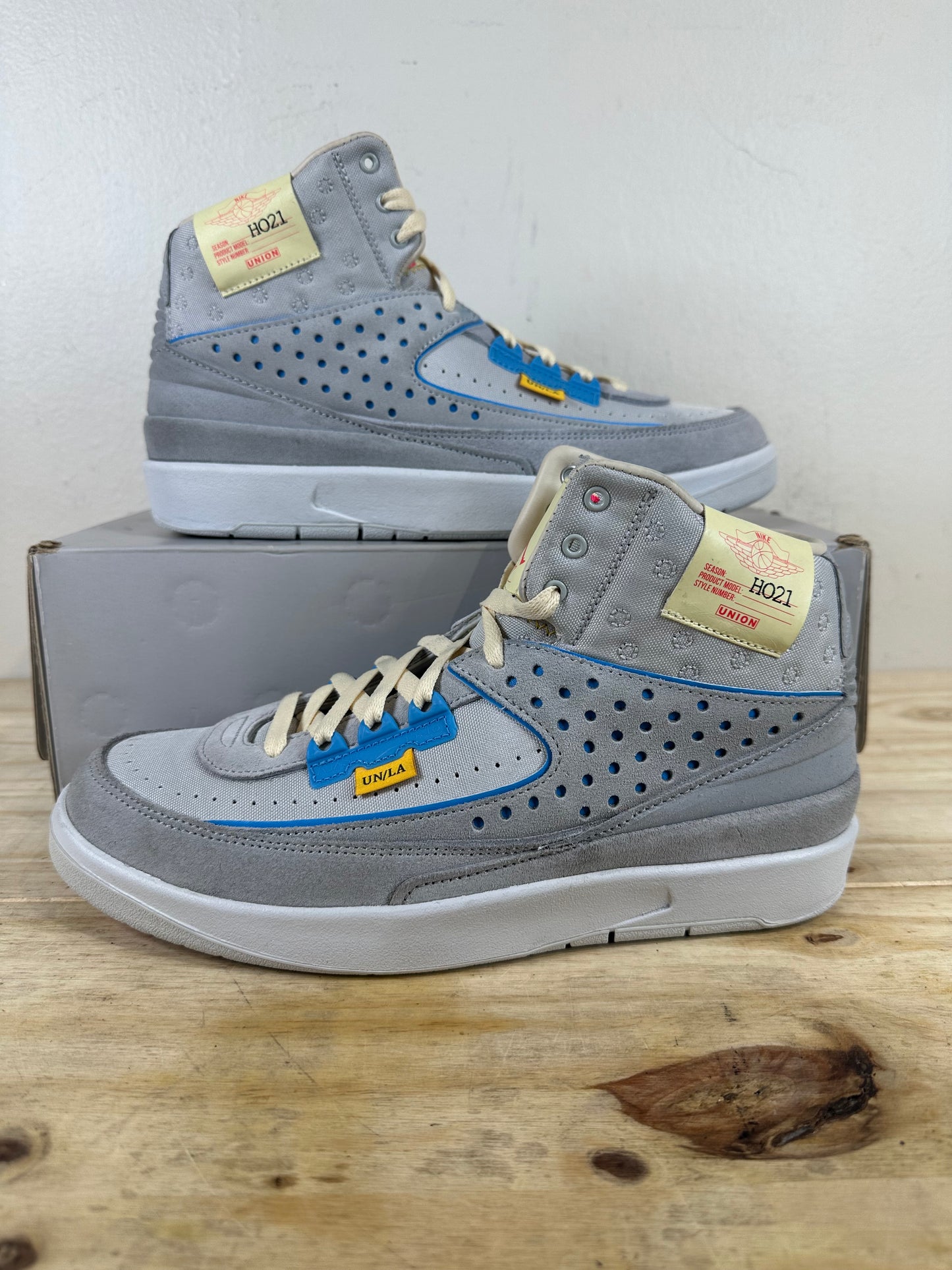 Air Jordan 2 Union Grey Fog Sz 9