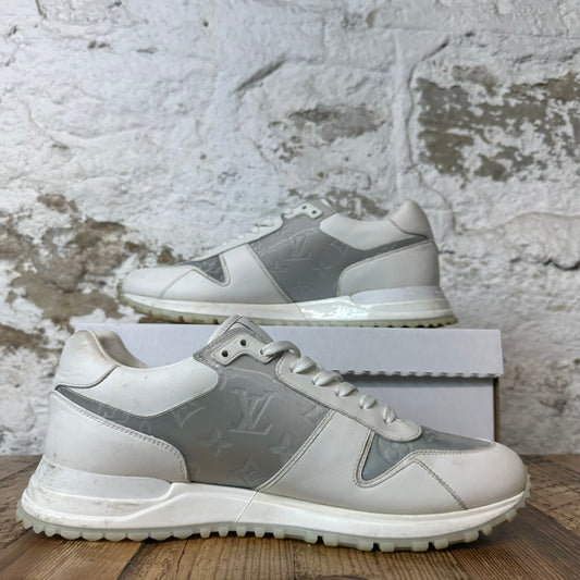 Louis Vuitton Gray White Runaway Sneaker Sz 10.5 (9LV) No Box