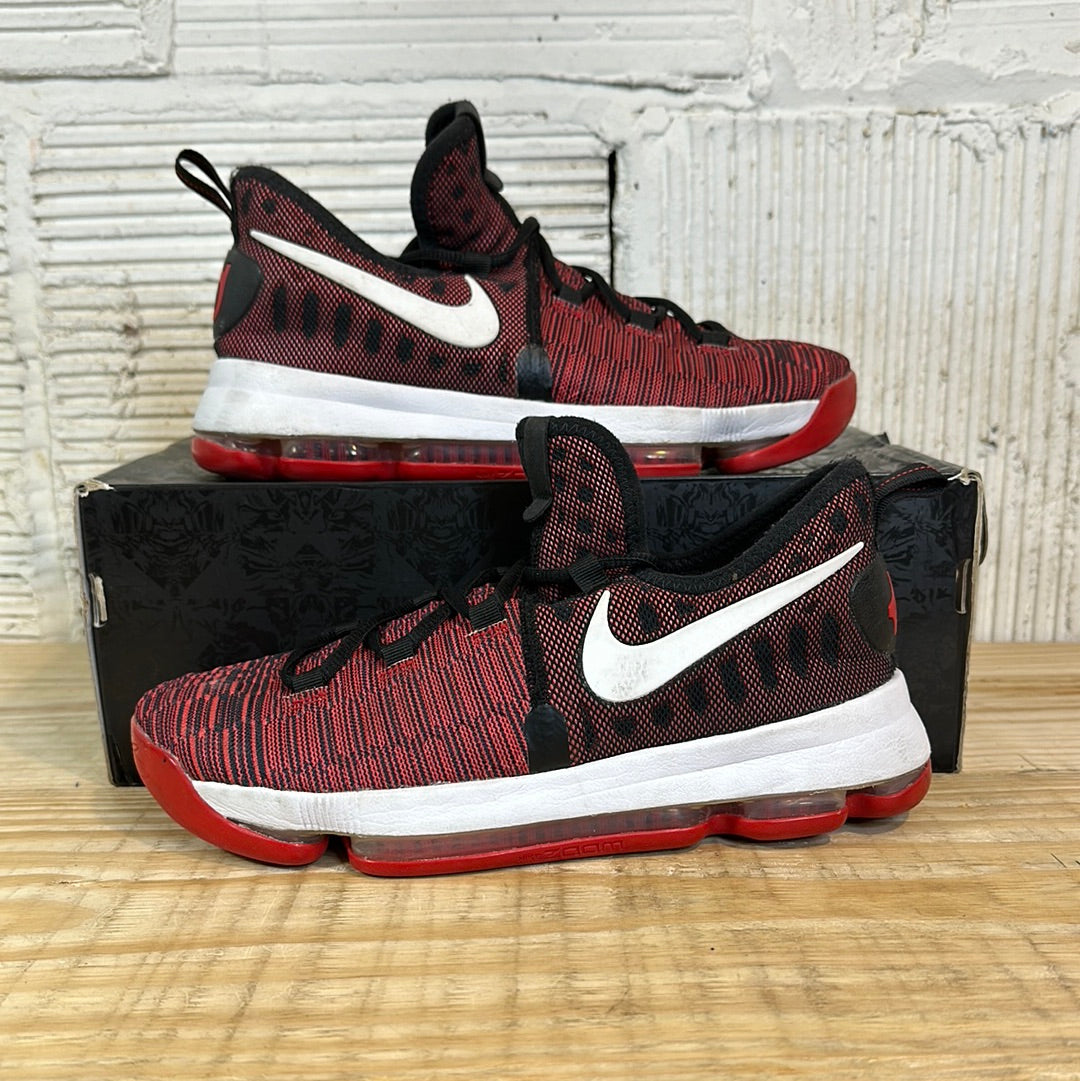Nike KD 9 University Red Sz 7Y