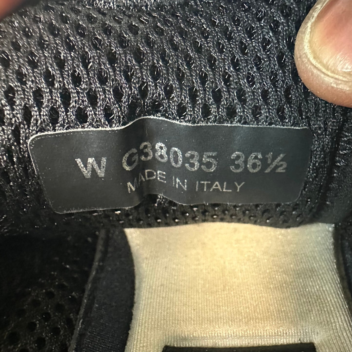 Chanel Triple Black Nylon Suede Trainer Sneaker Sz 4.5 (36.5)