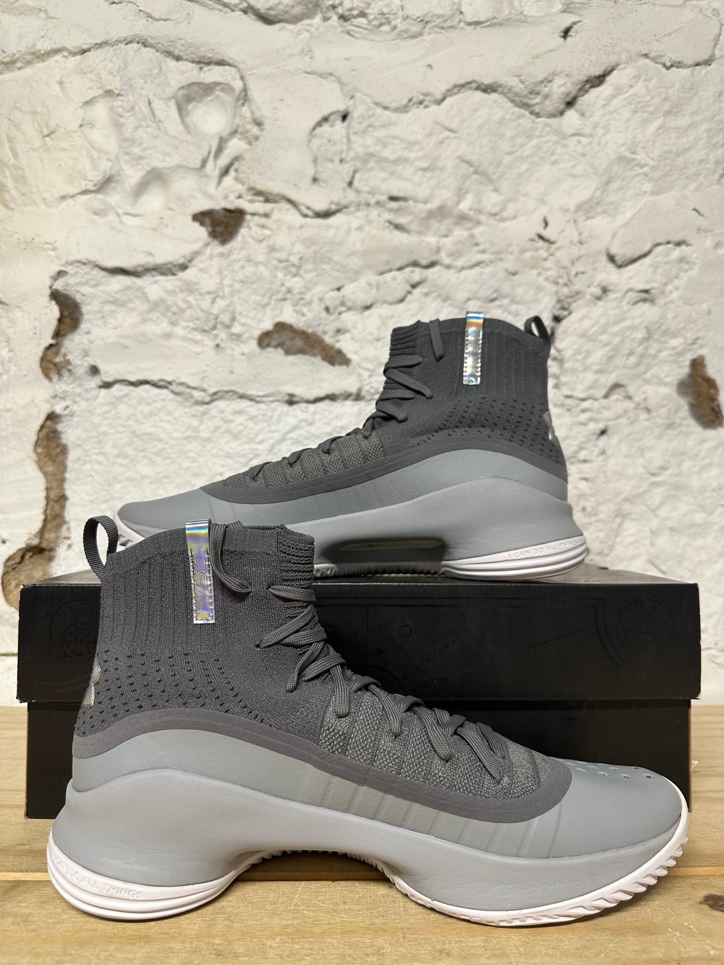 Under Armour Curry 4 Overcast Grey Sz 10.5 DS