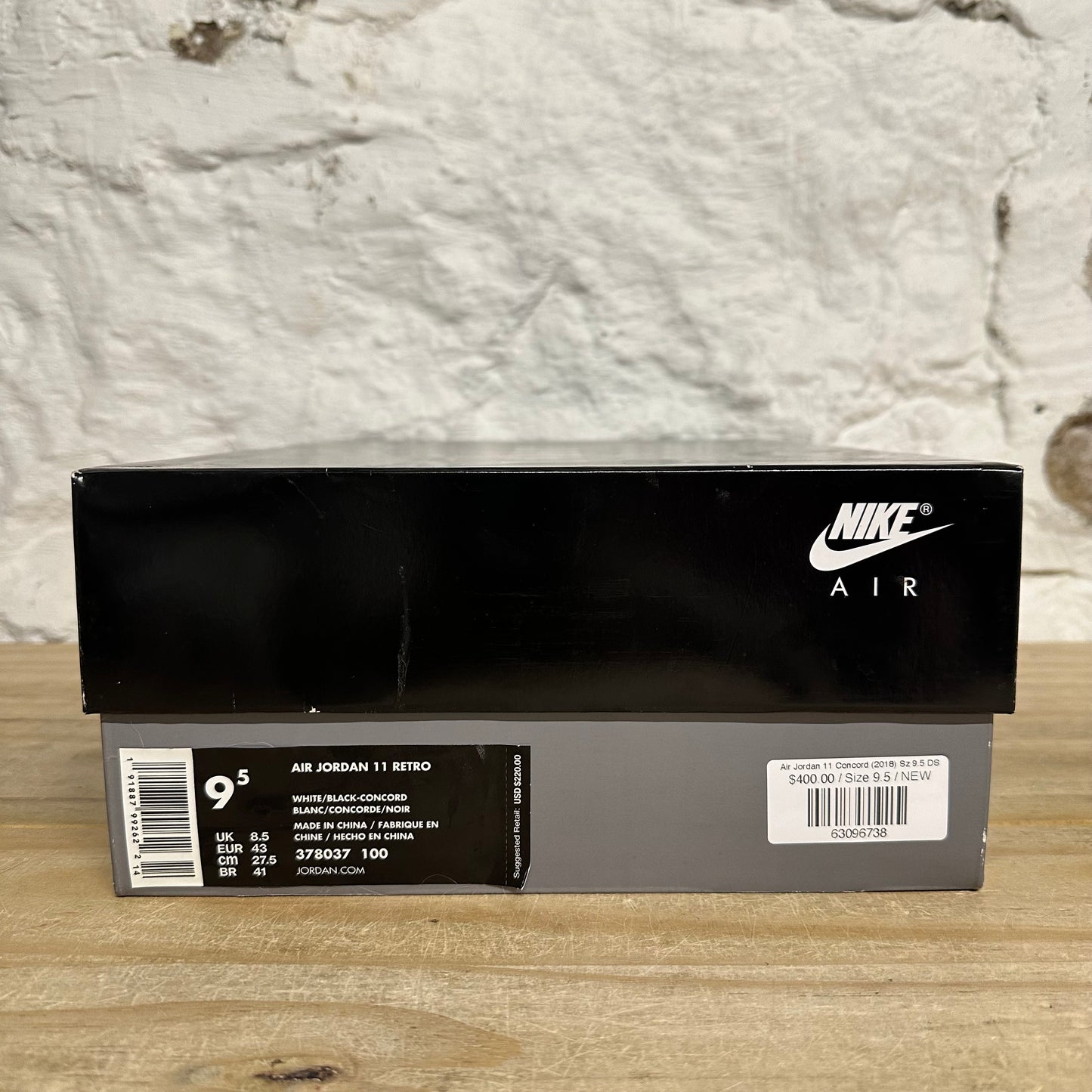 Air Jordan 11 High Concord (2018) Sz 9.5 DS