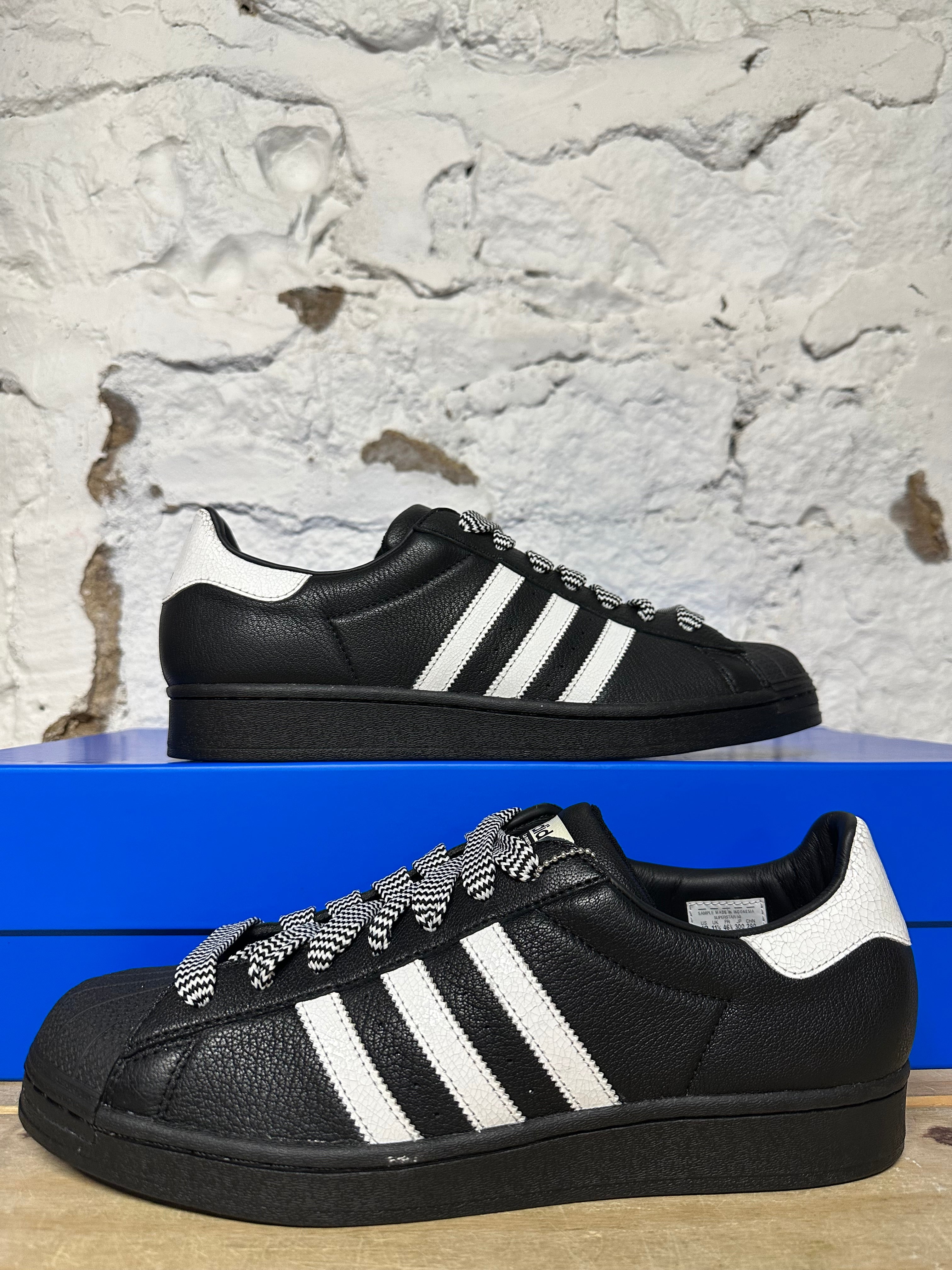 Adidas Superstar Whitaker Group Queens And Kings Black Sample Sz 12 DS