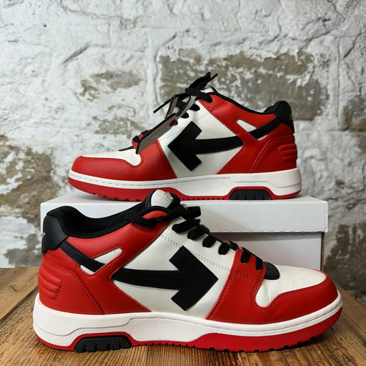 Off-White Out Of Office Black White Red Sneaker Sz 13 (46)