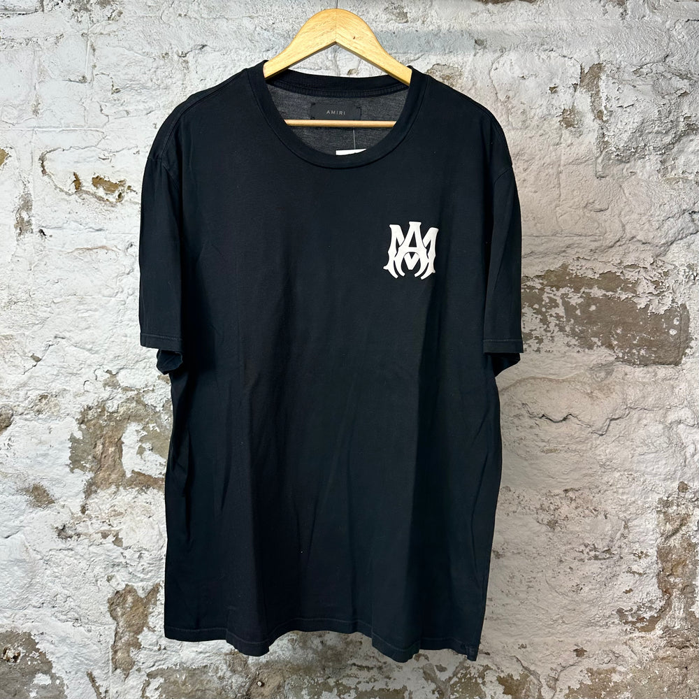 Amiri White AM T-shirt Black Sz XL