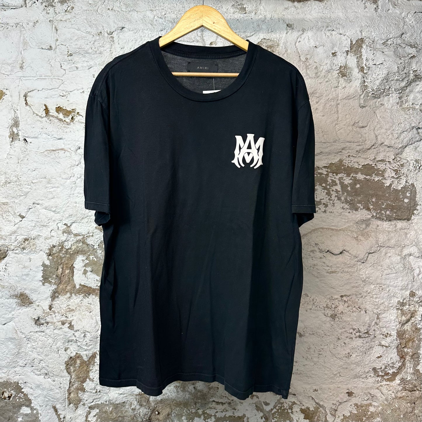 Amiri White AM T-shirt Black Sz XL