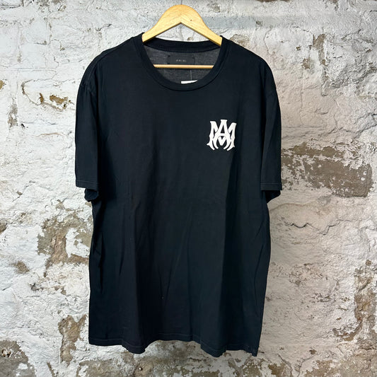 Amiri White AM T-shirt Black Sz XL