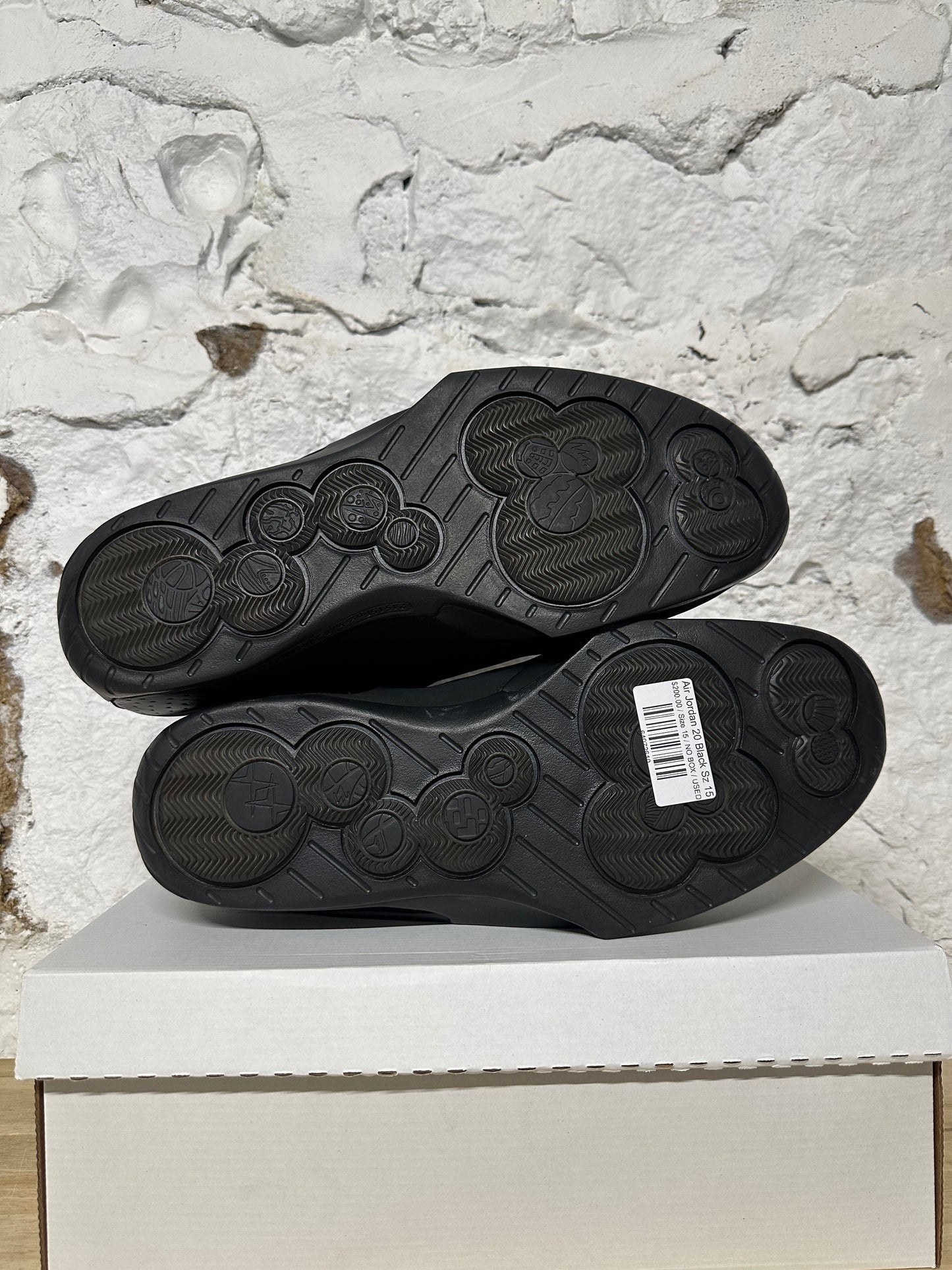 Air Jordan 20 Black Sz 15