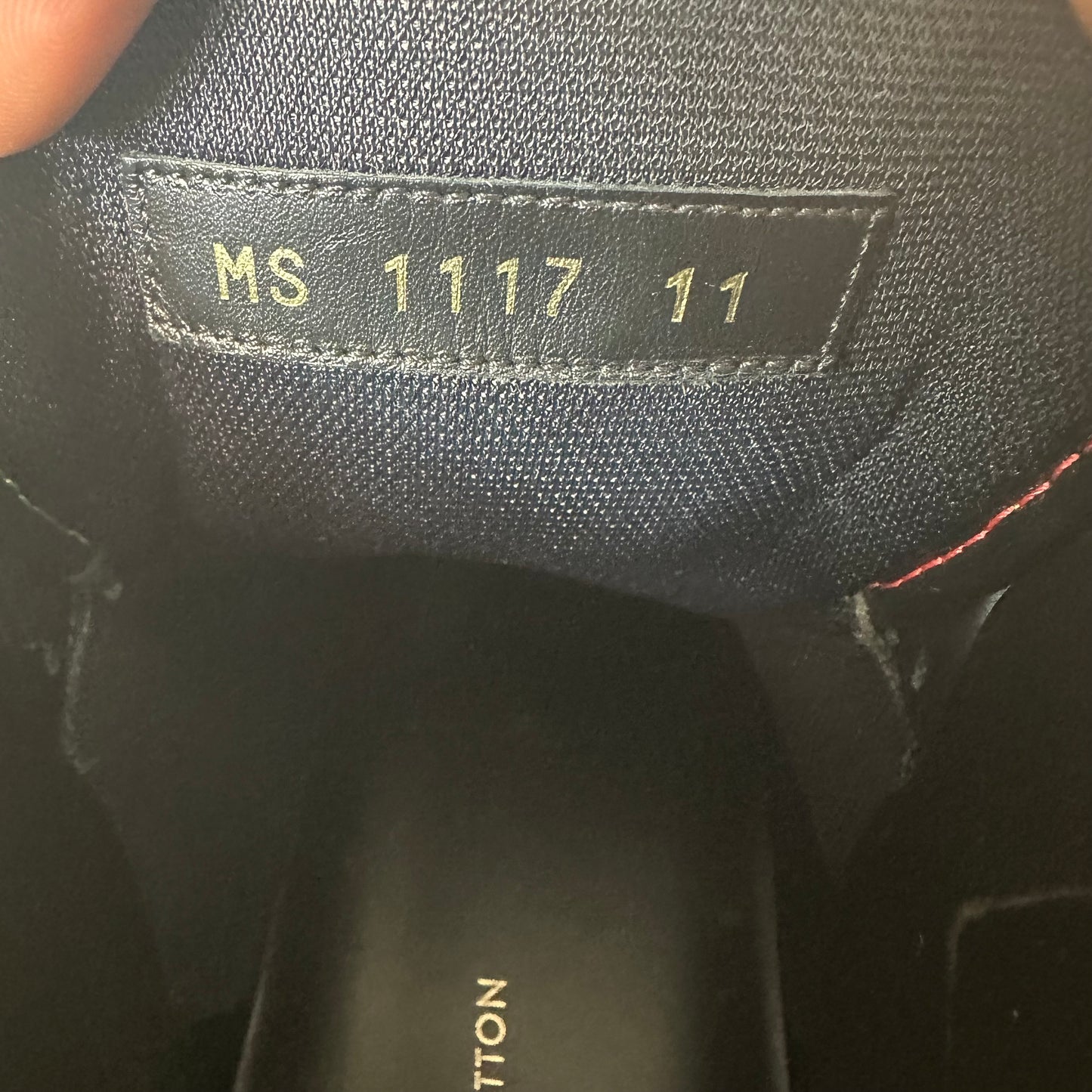 Louis Vuitton High Black Rainbow Rivoli Sneaker Sz 12.5 (11LV)