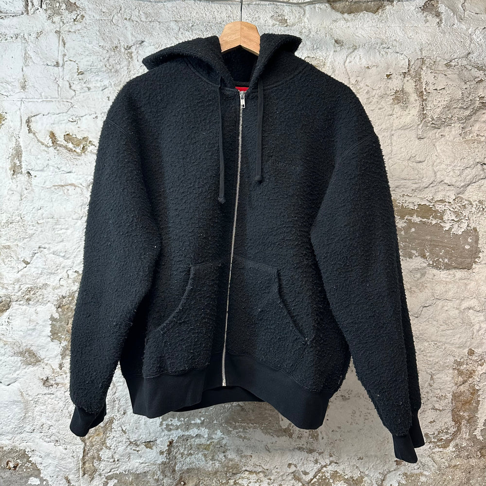 Supreme Inside Out Zip Up Hoodie Black Sz M