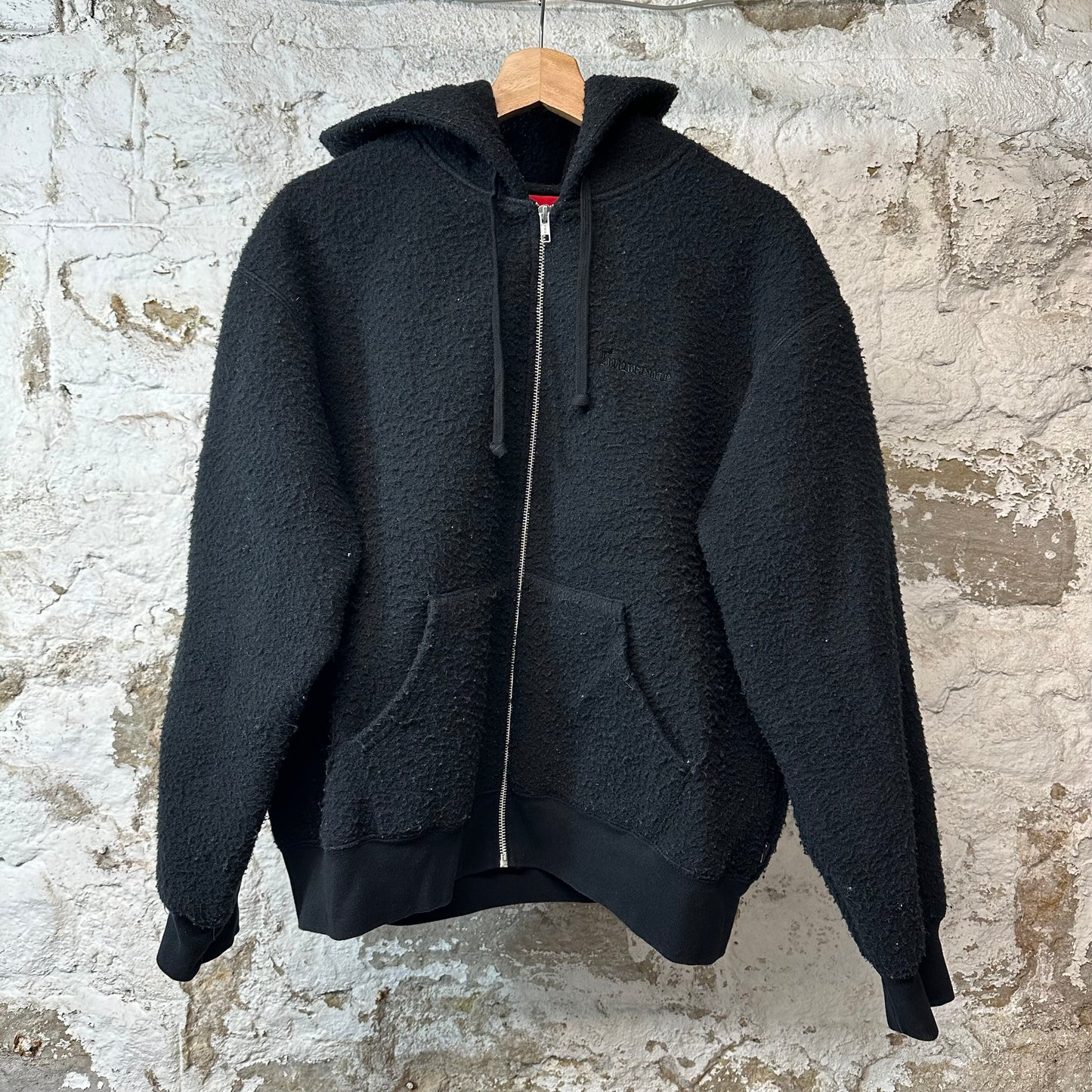 Supreme Inside Out Zip Up Hoodie Black Sz M