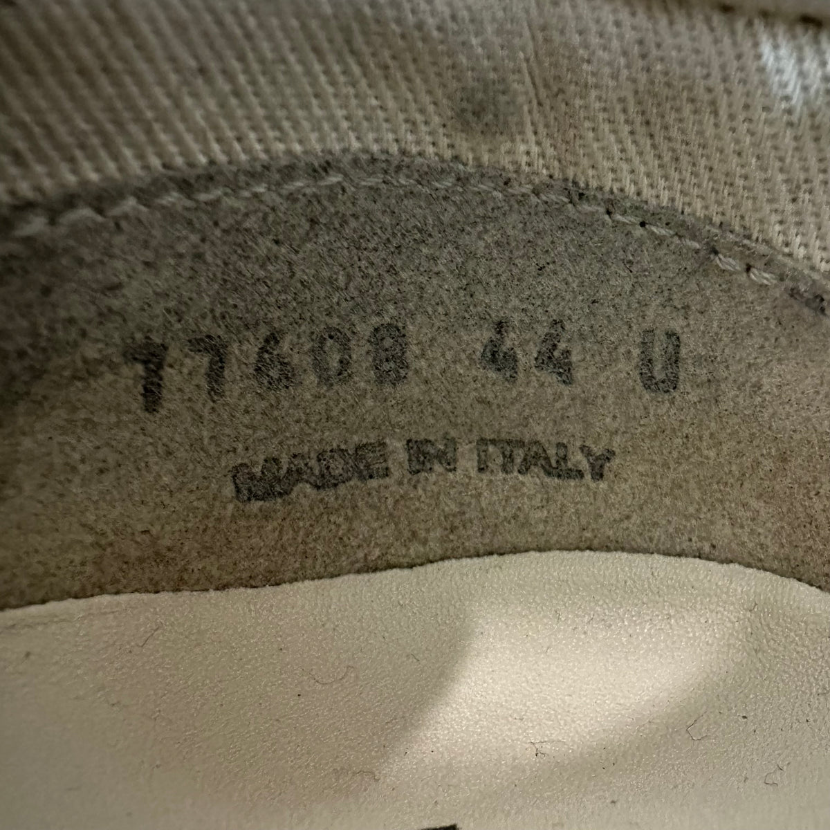 Rick Owens Vintage Black Milk Sneaker Sz 11 (44)
