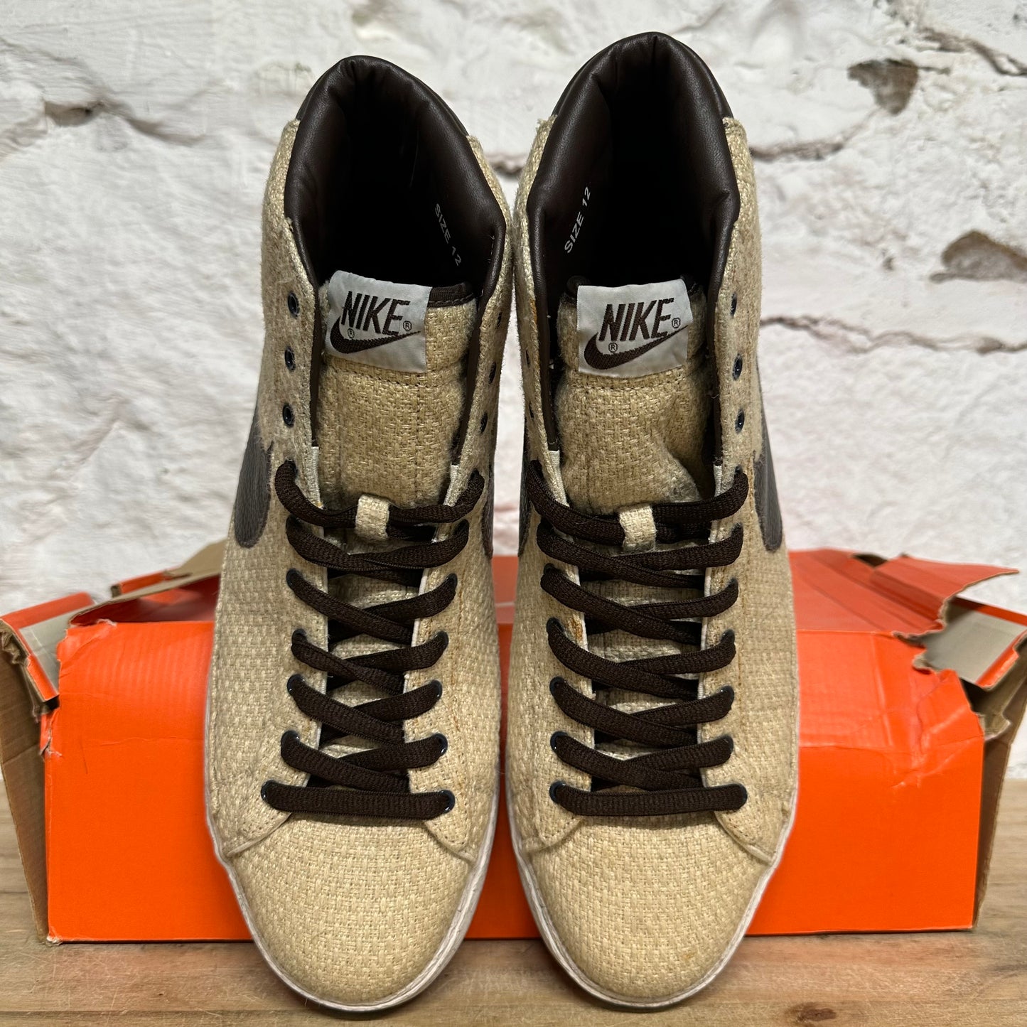 Nike Blazer Mid Basic Brown Hemp Sz 12