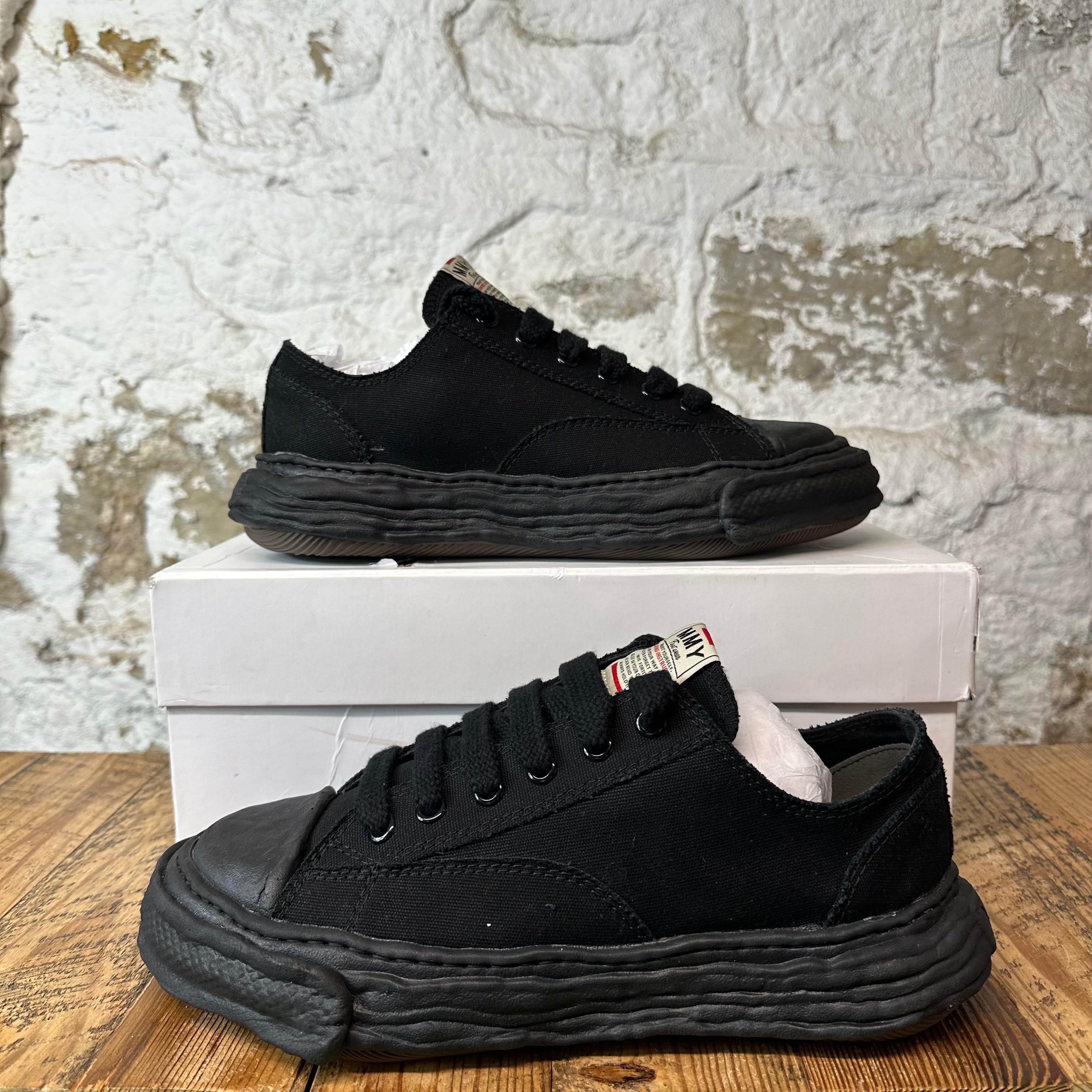 Maison Mihara Peterson 23 Triple Black Sneaker Sz 11 (44) DS
