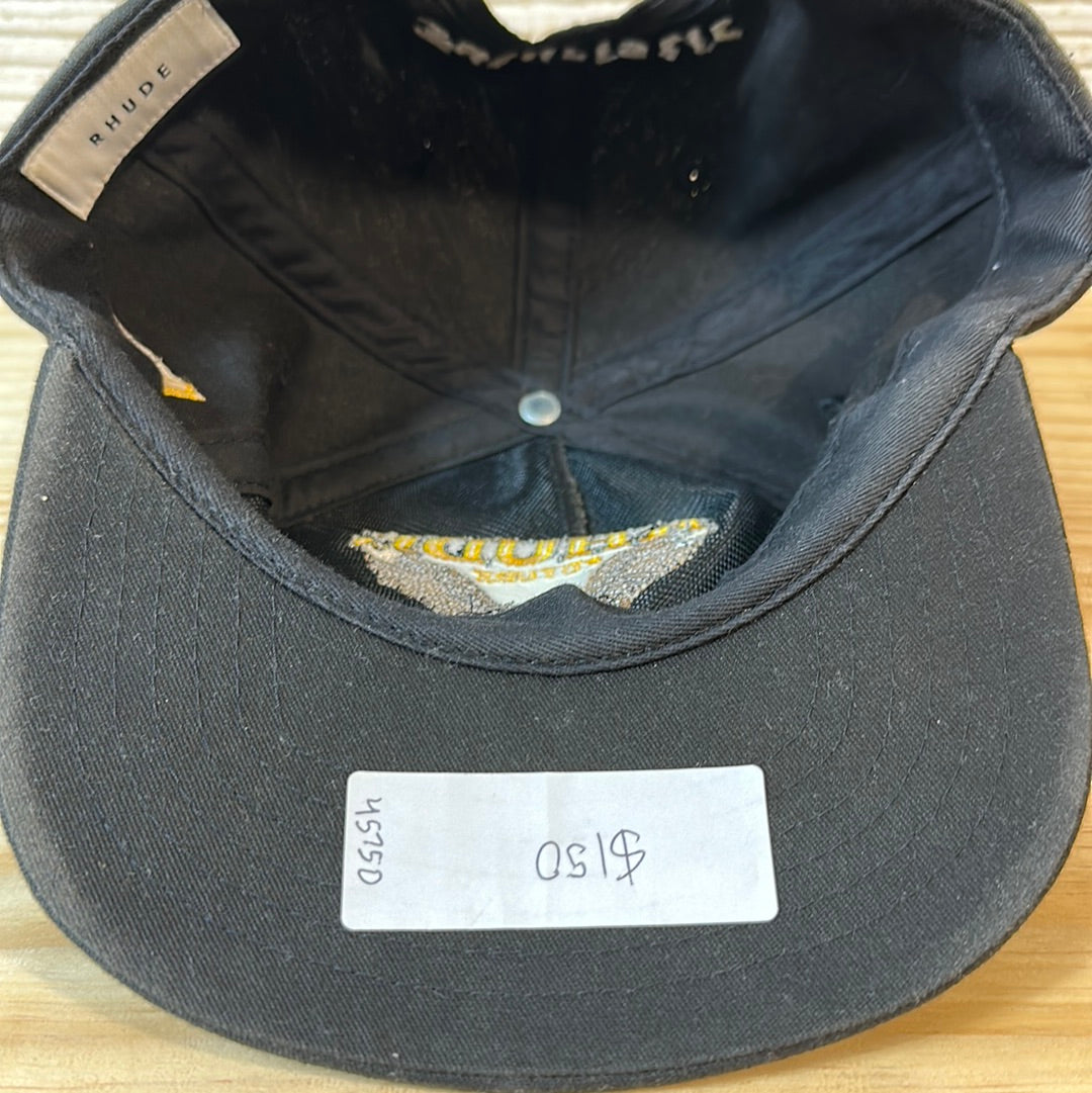 Rhude Eagle Hat Black