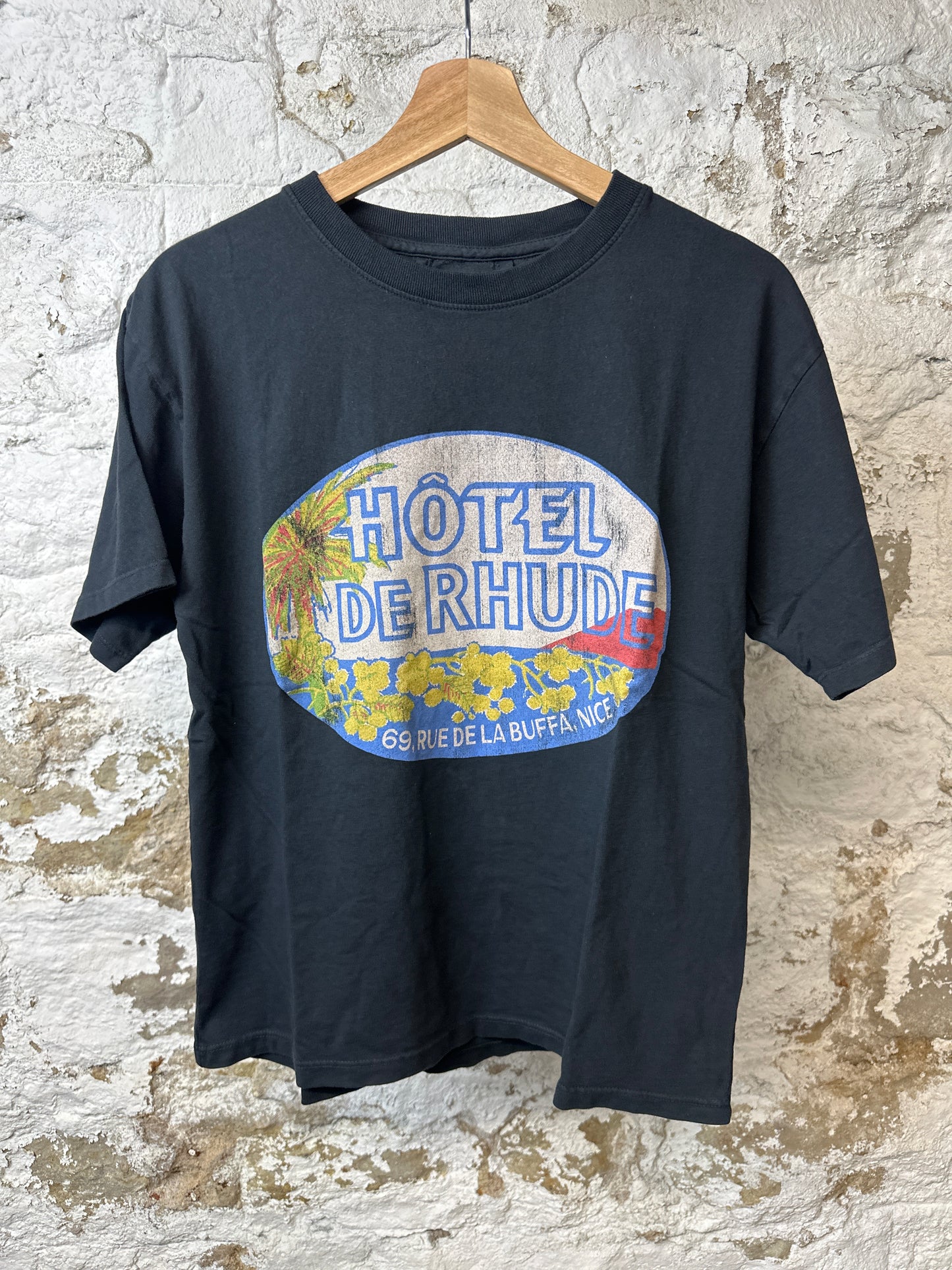 Rhude Dimora T-Shirt Black Sz XS DS