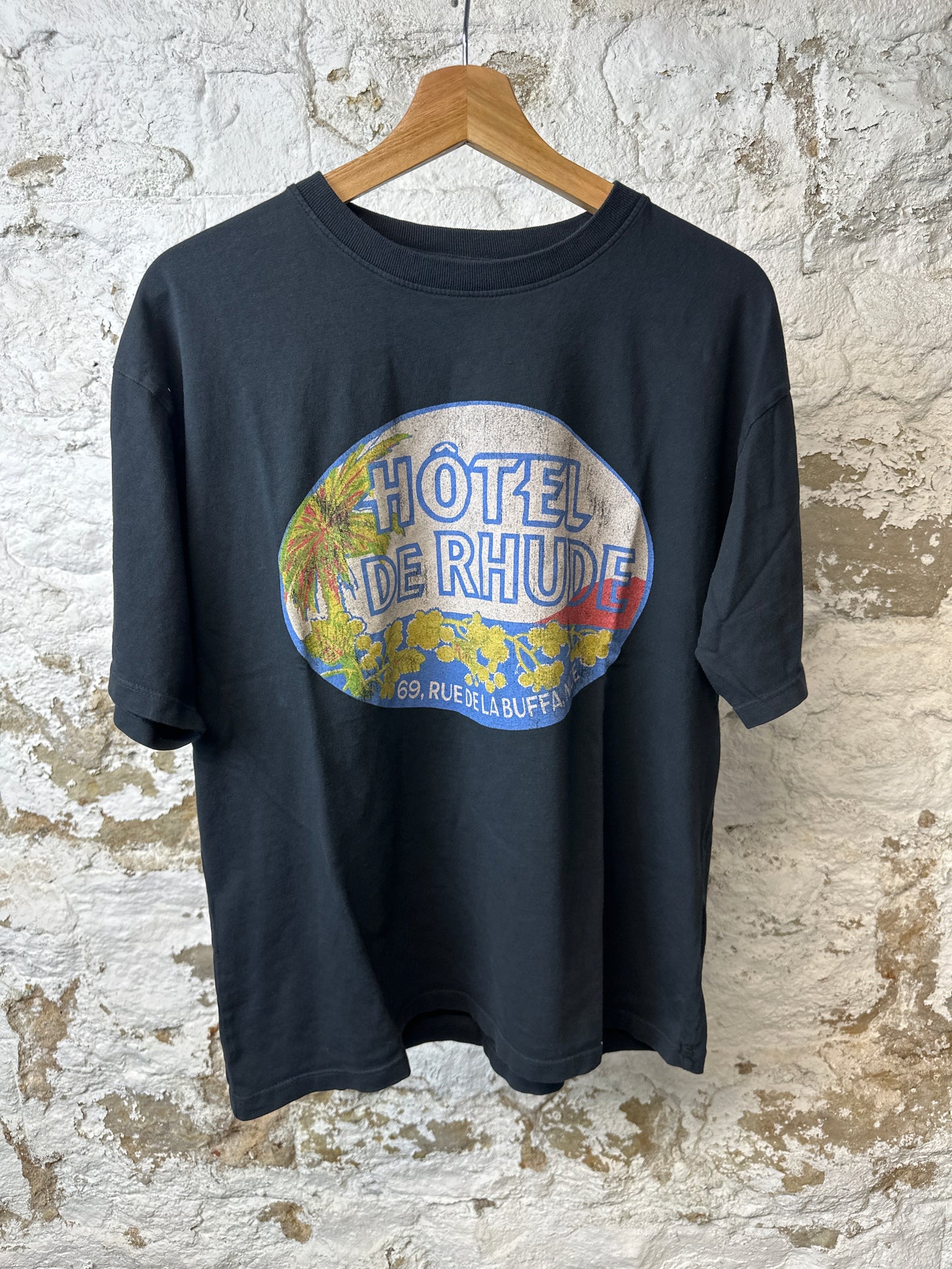 Rhude Dimora T-Shirt Black Sz S DS