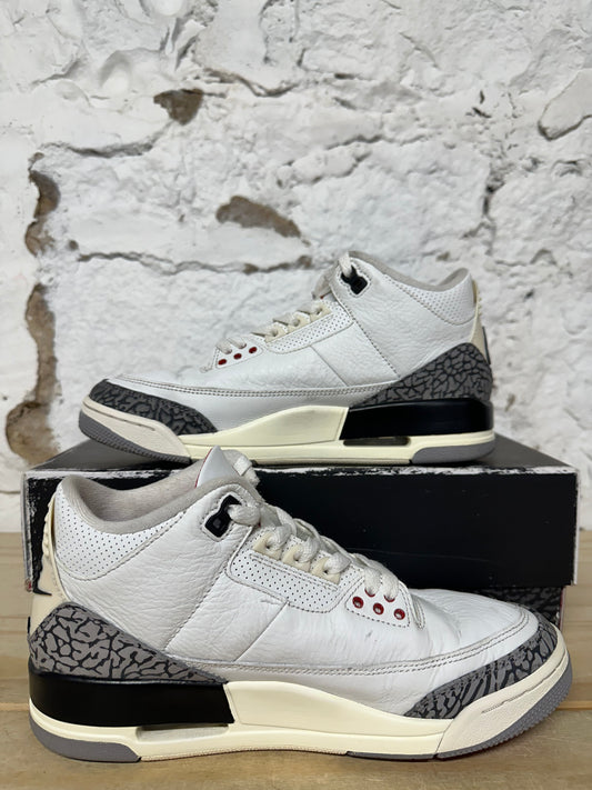 Air Jordan 3 White Cement Reimagined Sz 8