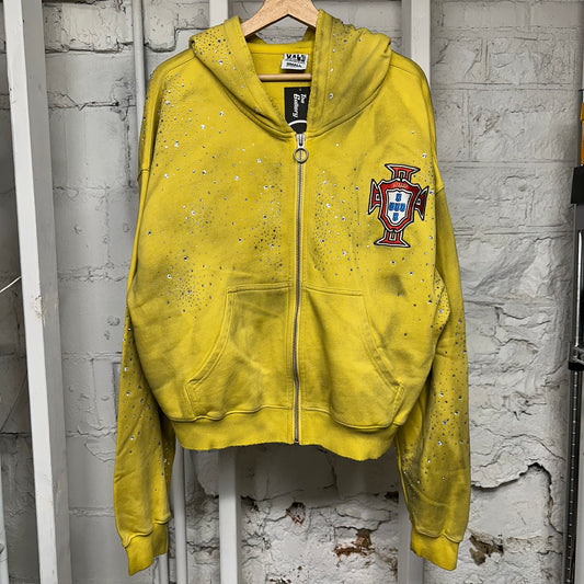 Vale Sun Cluster Zip Up Hoodie Sz S