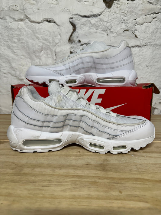 Nike Air Max 95 White Grey Fog Sz 14