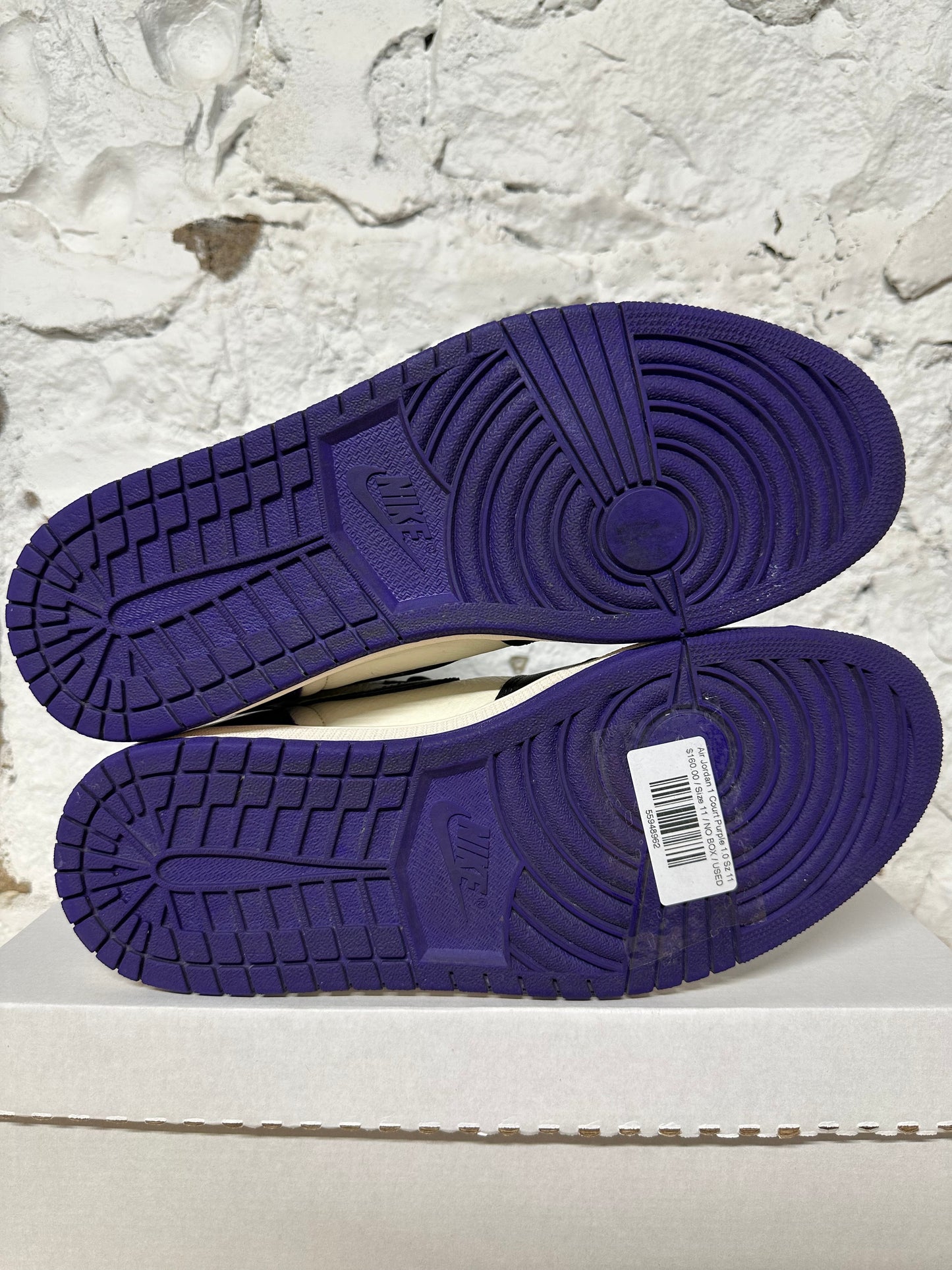 Air Jordan 1 High Court Purple Sz 11