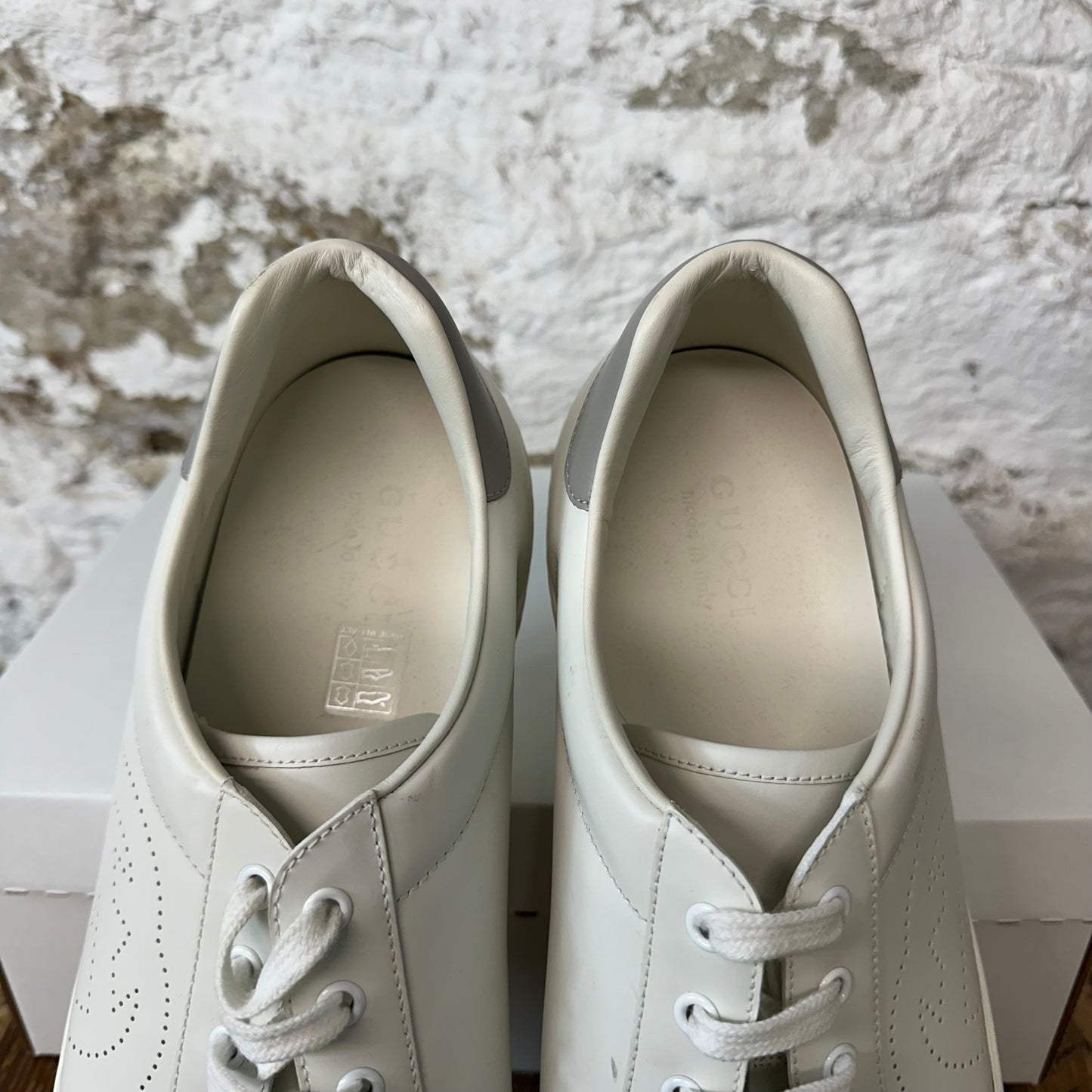 Gucci Ace Interlocking G White Low Sneaker Sz 13 No Box