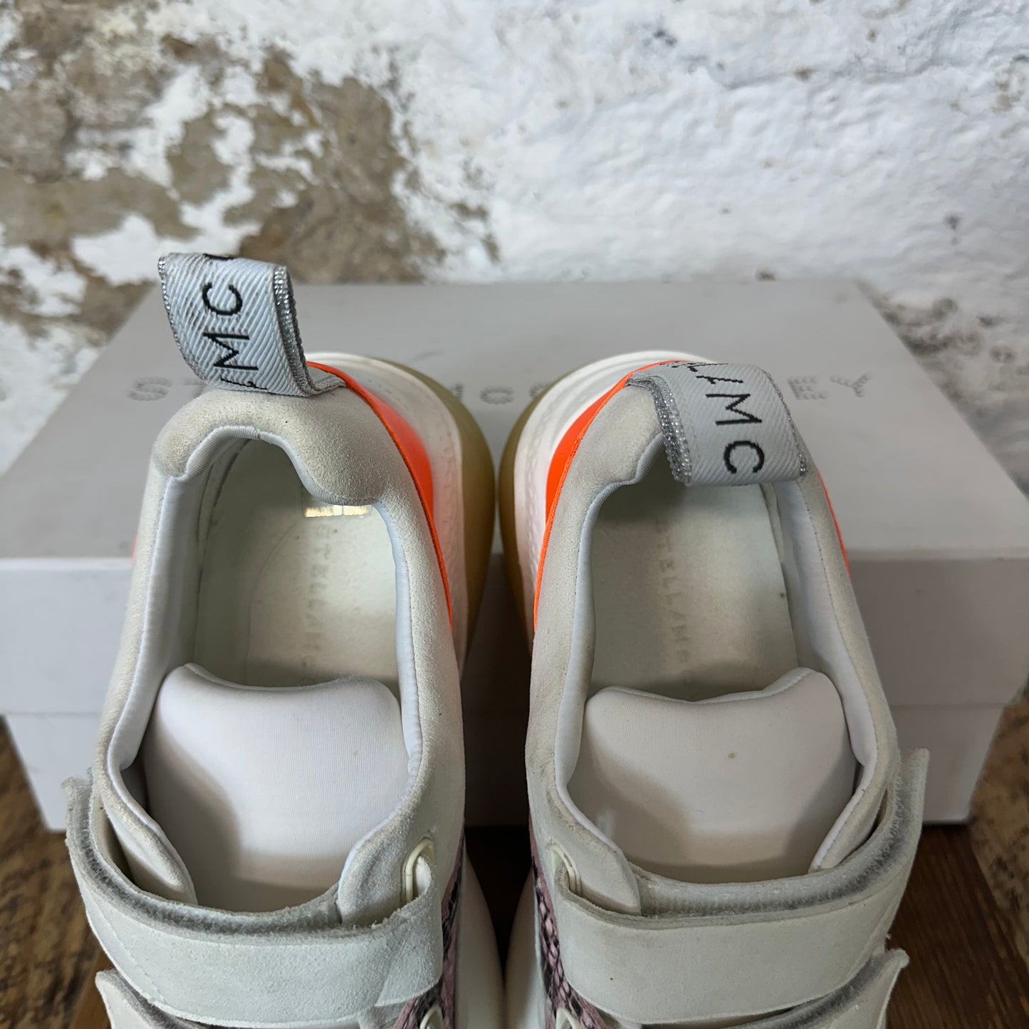 Stella McCartney Eclypse Snake Embossed Sneaker Sz 6 (38)