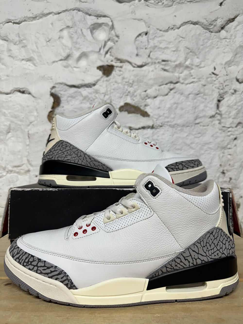 Air Jordan 3 White Cement Reimagined Sz 12