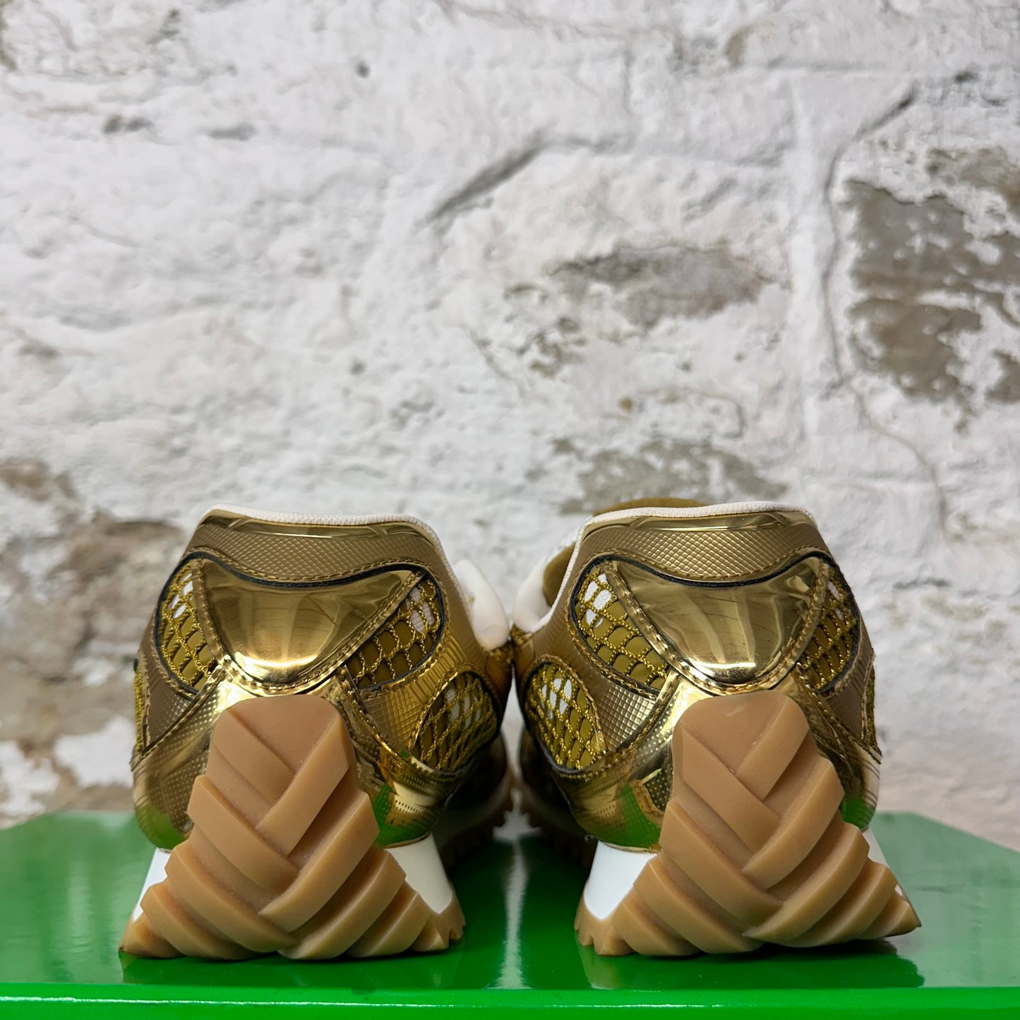 Bottega Veneta Gold Orbit Sneaker Sz 10 (43)