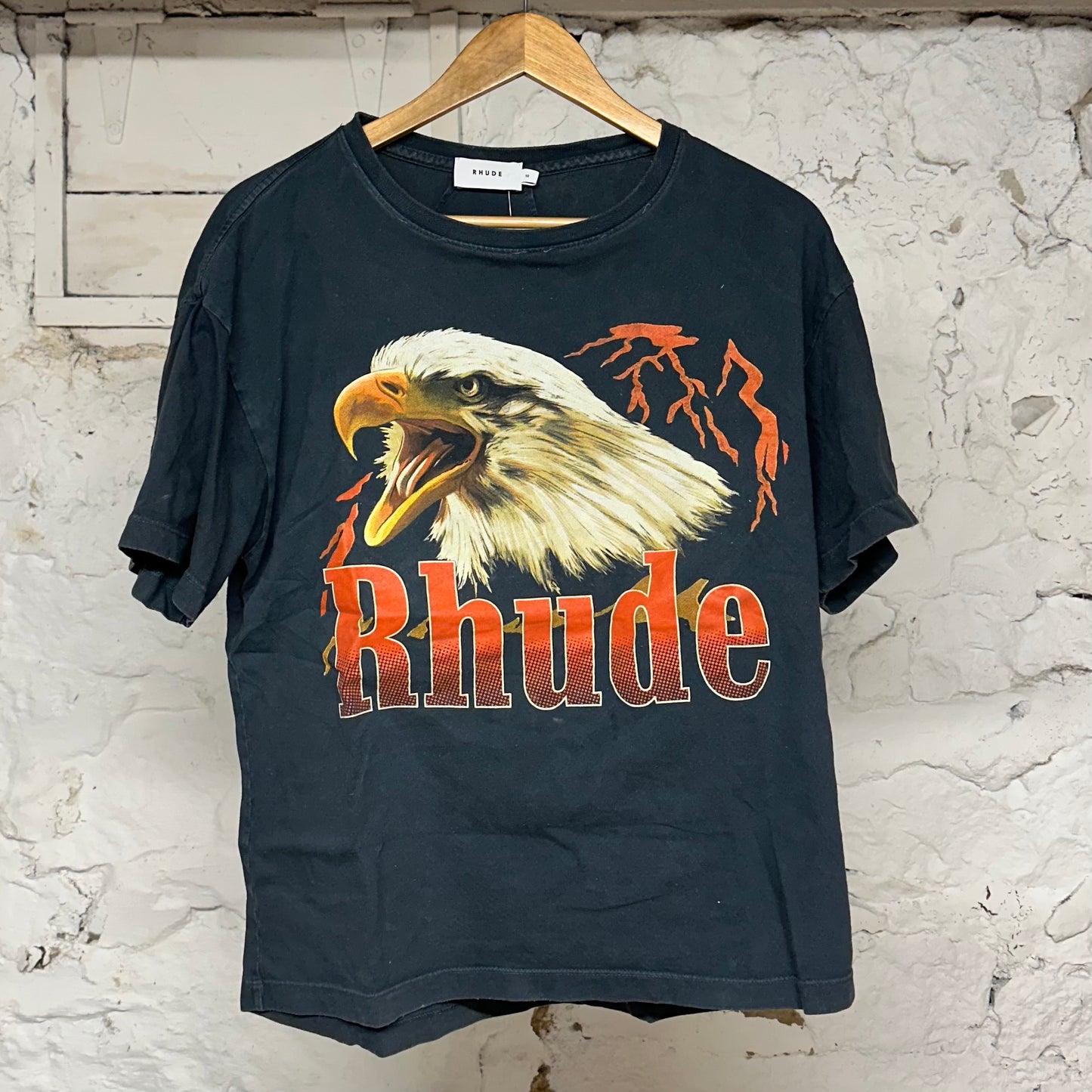 Rhude Eagle Faded T-Shirt Sz XS
