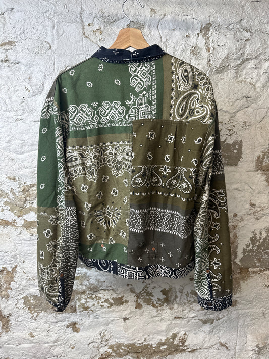 Kapital Reversible Paisley Button Up Sz XXL (5)