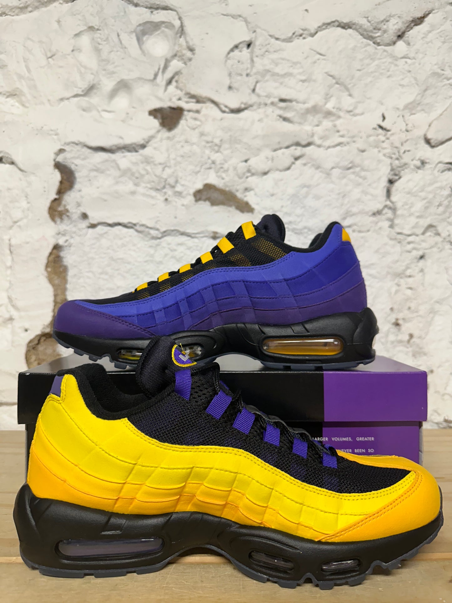 Nike Air Max 95 NRG Lebron Lakers Sz 10 DS