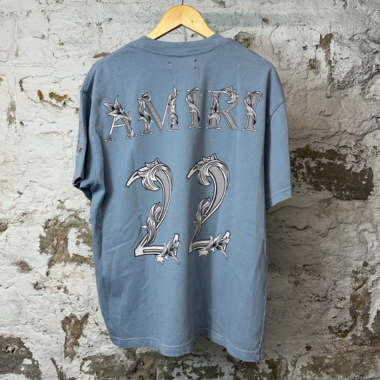 Amiri Skater 22 T-shirt Blue Sz M