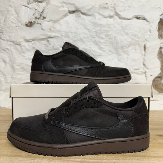 Air Jordan 1 Low Travis Scott Velvet Brown Sz 10.5 DS