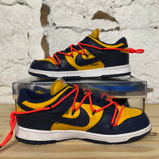 Nike Dunk Low Off-White University Gold Sz 9