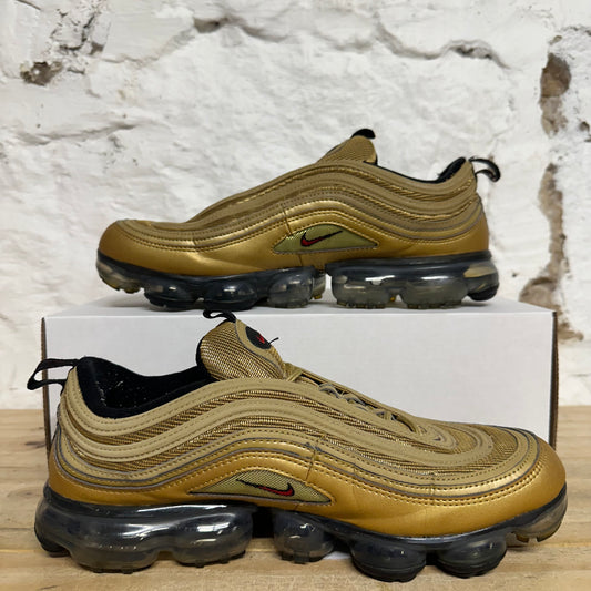 Nike Air VaporMax 97 Metallic Gold Sz 11