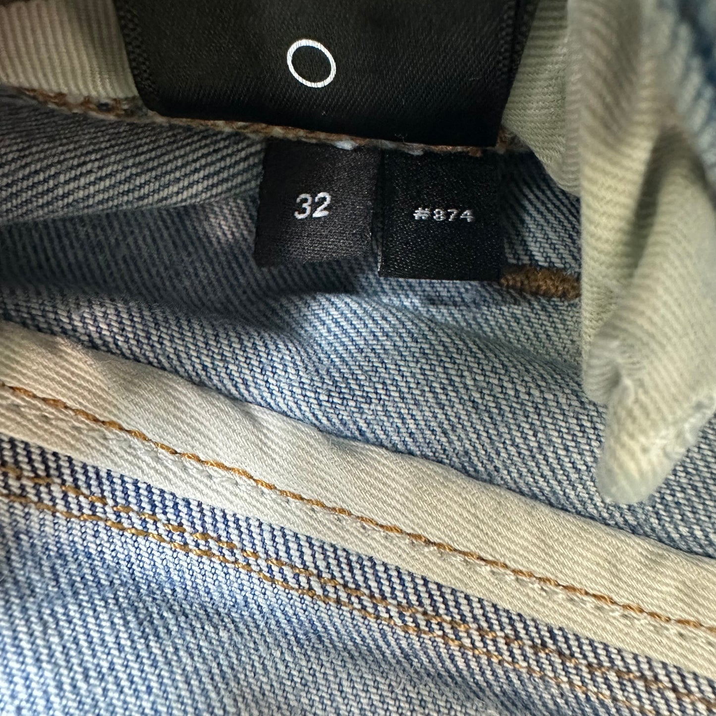 Amiri MX1 Black Playboy Blue Denim Jeans Sz 32