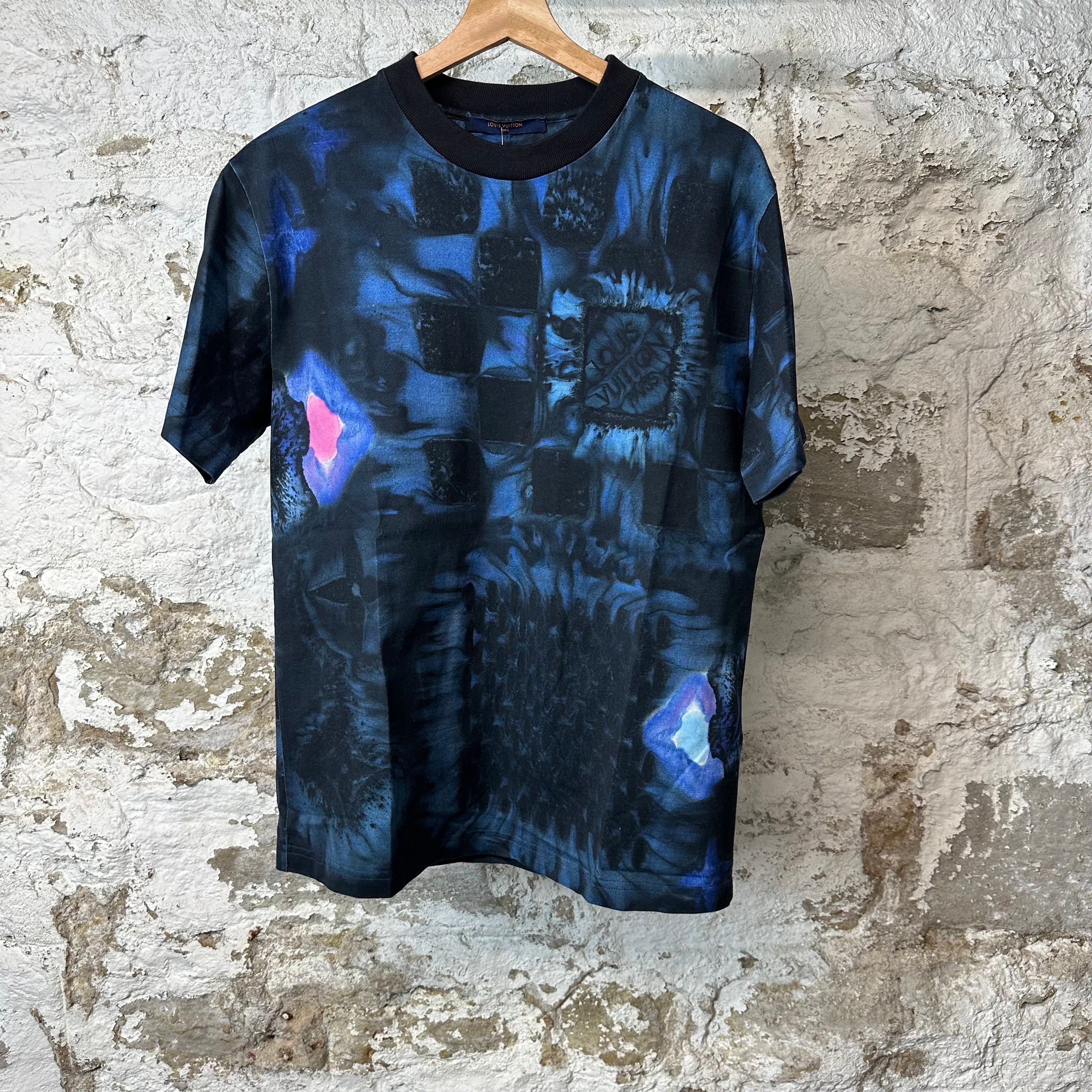 Louis Vuitton Salt Damier Print T-Shirt Sz M