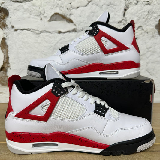 Air Jordan 4 Red Cement Sz 9