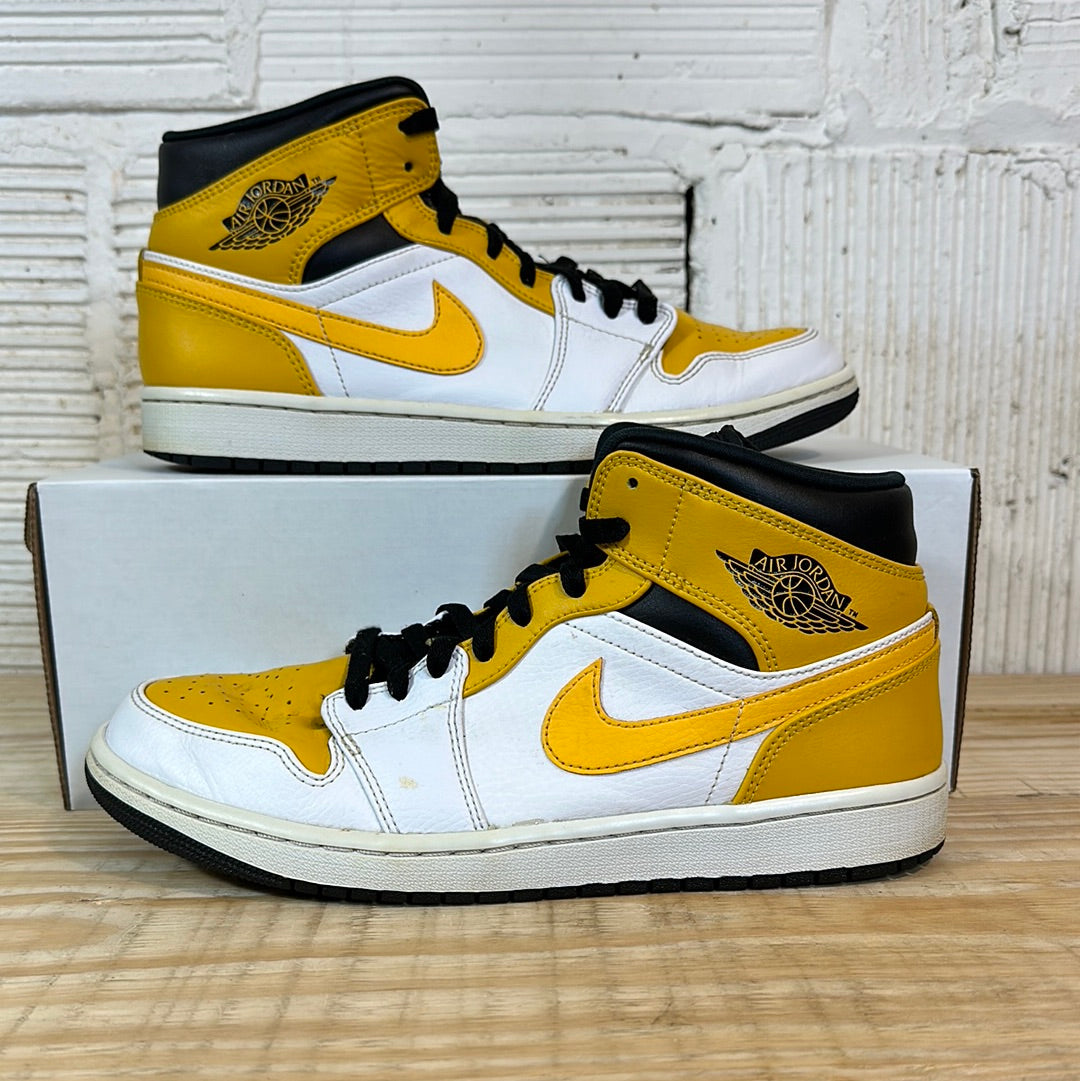Air Jordan 1 Mid University Gold Sz 10
