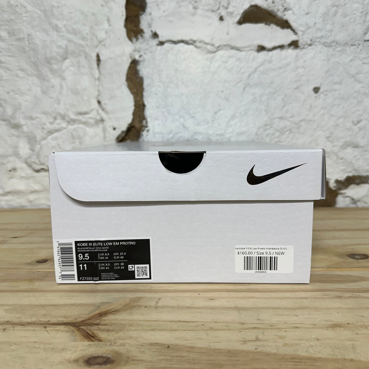 Nike Kobe 9 EM Low Protro Mambacita Sz 9.5 DS