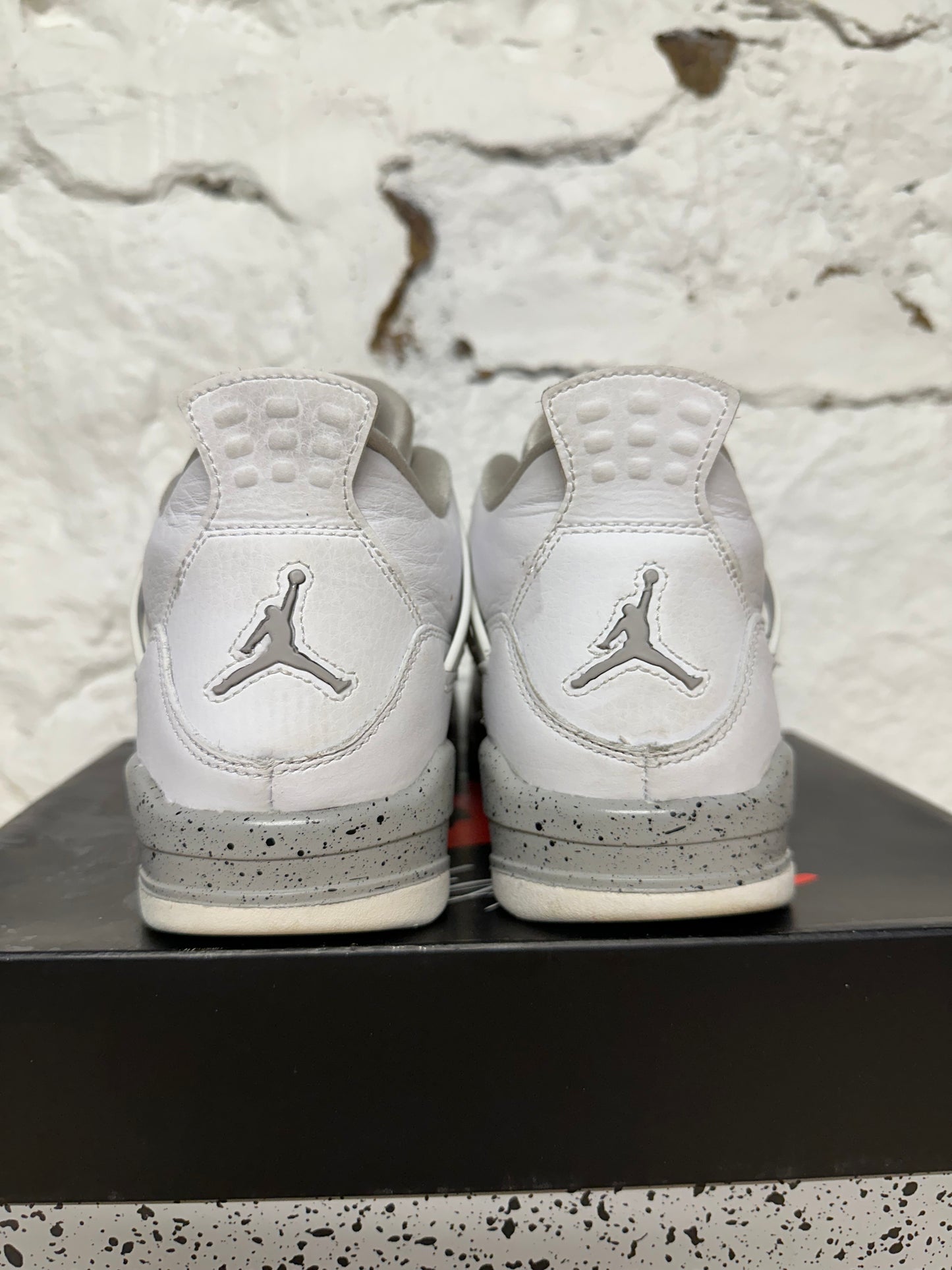 Air Jordan 4 White Oreo Sz 7Y