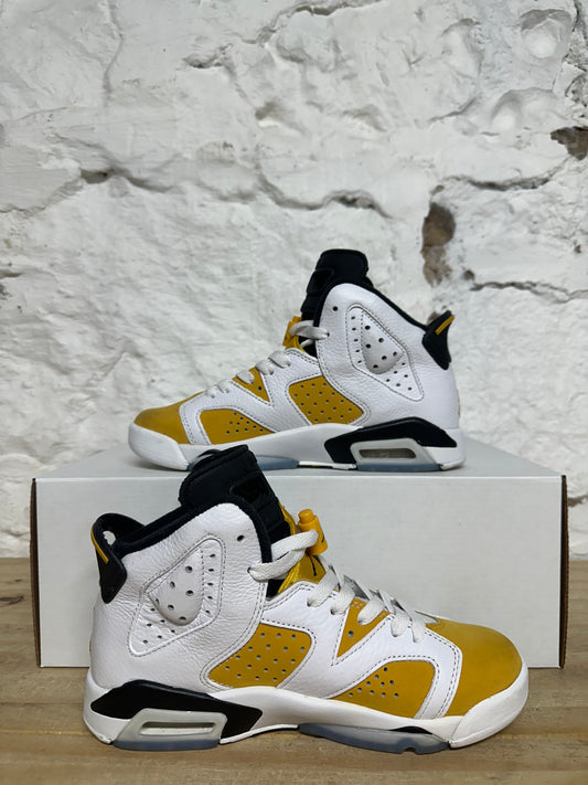 Air Jordan 6 Yellow Ochre Sz 4Y