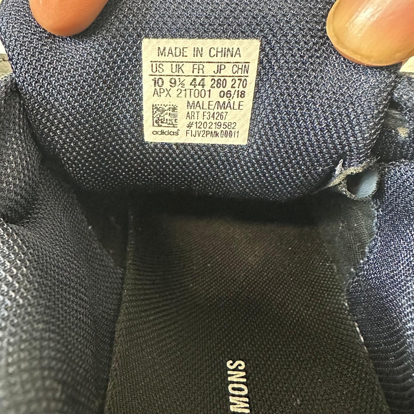 Raf Simons Yellow Navy Ozweego Sneaker Sz 10 No Box