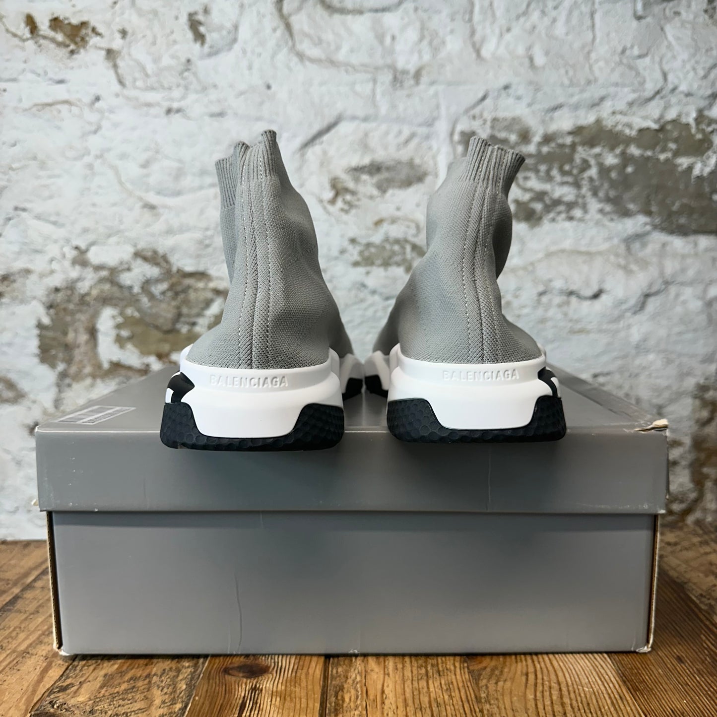 Balenciaga Sock Runner Grey White Black Sneaker DS